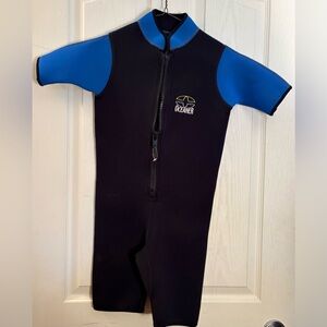 O'Neill Black and Blue Short Sleeve Wetsuit